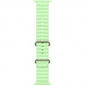 Apple Watch Ultra 3 (2025), 49 мм, корпус из титана цвета «Natural», ремешок Ocean Band цвета «Neon Green», зелёный