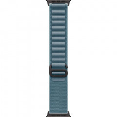 Apple Watch Ultra 3 (2025), 49 мм, корпус из титана цвета «Black», ремешок Alpine Loop цвета «Light Blue», голубой