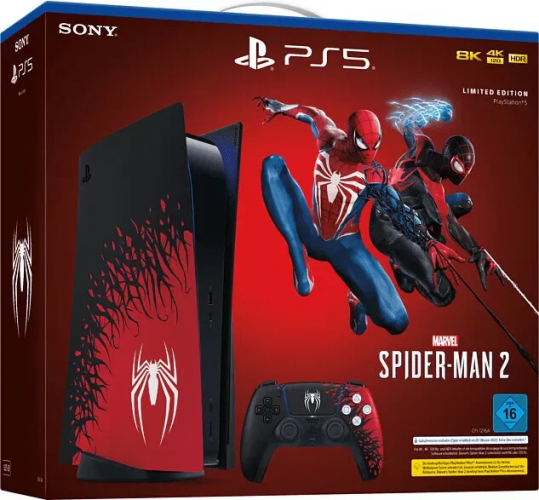 Игровая приставка Sony PlayStation 5 Marvel's Spider-Man 2 Limited Edition (Черная)