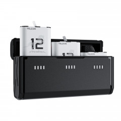 Зарядное устройство Telesin + 2 аккумулятора Stamina Enduro для GoPro 9/0/11/12 (S0-ECB-01-TGP)