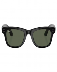 Ray-Ban Meta Wayfarer RW4006 (Глянцевая черная оправа линзы зеленые)