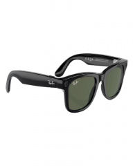 Ray-Ban Meta Wayfarer RW4006 (Глянцевая черная оправа линзы зеленые)