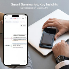 Диктофон с искусственным интеллектом Plaud Note (Черный)
