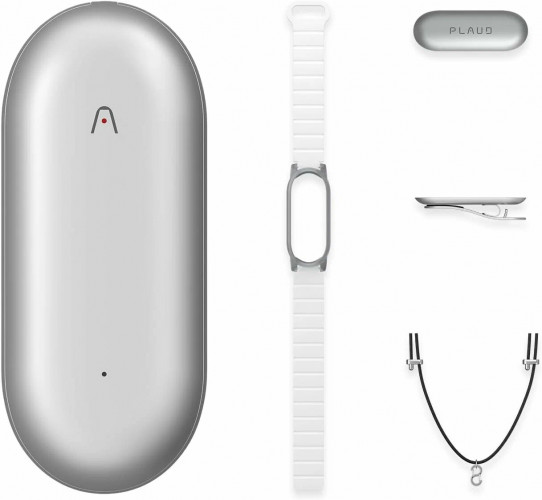 Диктофон с искусственным интеллектом Plaud Note Pin (Серебряный)