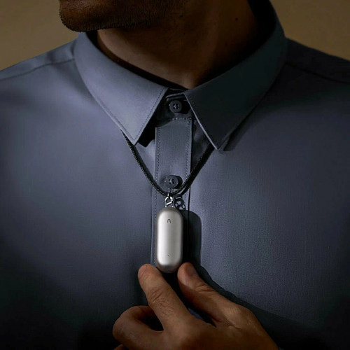 Диктофон с искусственным интеллектом Plaud Note Pin (Серебряный)