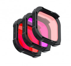 Фильтры для GoPro HERO9 / HERO10 / HERO11 / HERO12 Black от PolarPro на защитный бокс