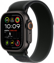 Apple Watch Ultra 2 GPS + Cellular 49mm, корпус из черного титана, ремешок Trail черного цвета M
