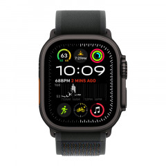 Apple Watch Ultra 2 GPS + Cellular 49mm, корпус из черного титана, ремешок Trail черного цвета M