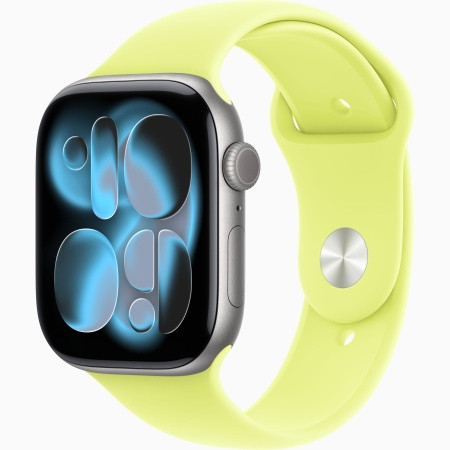 Apple Watch Series 11 46 mm, корпус из алюминия (Зеленый)