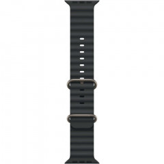 Apple Watch Ultra 3 (2025), 49 мм, корпус из титана цвета «Natural», ремешок Ocean Band цвета «Black», чёрный