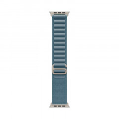 Apple Watch Ultra 3 (2025), 49 мм, корпус из титана цвета «Natural», ремешок Alpine Loop цвета «Light Blue», голубой