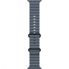Apple Watch Ultra 3 (2025), 49 мм, корпус из титана цвета «Black», ремешок Ocean Band цвета «Anchor Blue», синий