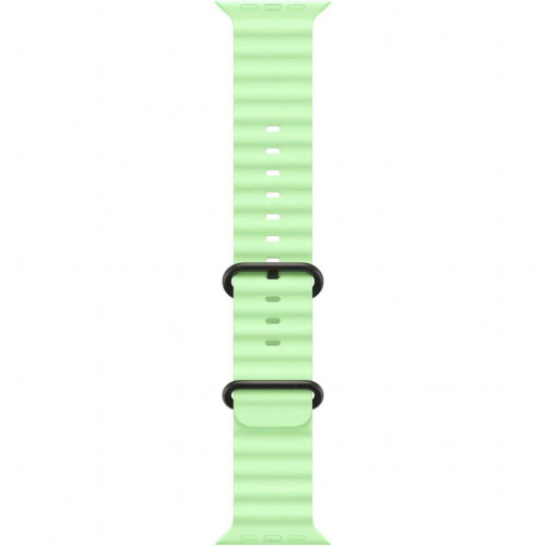 Apple Watch Ultra 3 (2025), 49 мм, корпус из титана цвета «Black», ремешок Ocean Band цвета «Neon Green», зелёный