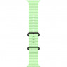 Apple Watch Ultra 3 (2025), 49 мм, корпус из титана цвета «Black», ремешок Ocean Band цвета «Neon Green», зелёный