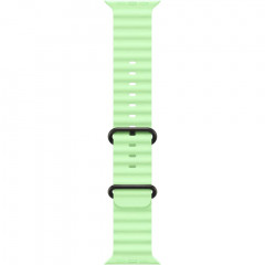 Apple Watch Ultra 3 (2025), 49 мм, корпус из титана цвета «Black», ремешок Ocean Band цвета «Neon Green», зелёный