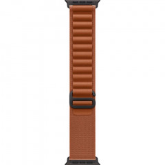 Apple Watch Ultra 3 (2025), 49 мм, корпус из титана цвета «Natural», ремешок Alpine Loop цвета «Terra Cotta», коричневый